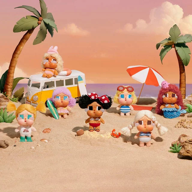 POP MART: CRYBABY - Vacation Mode On Series Vinyl Plush Pendant Blind Box