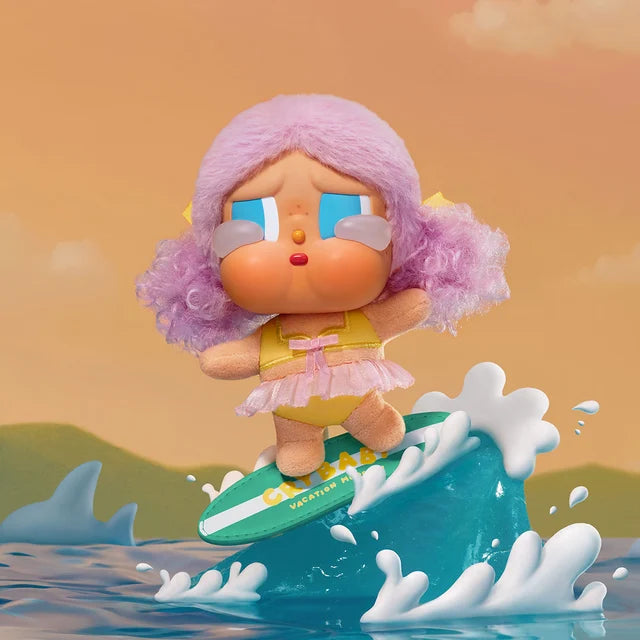 POP MART: CRYBABY - Vacation Mode On Series Vinyl Plush Pendant Blind Box