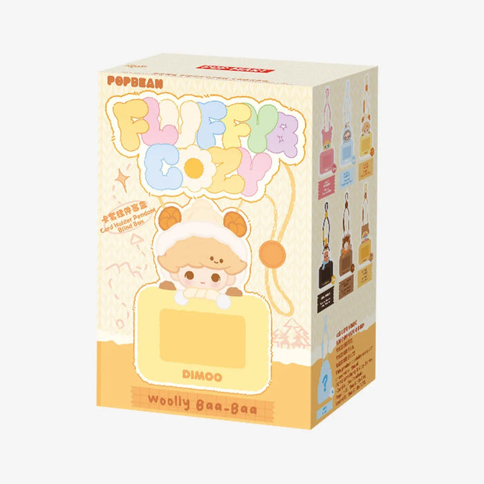 POP MART: POP BEAN - Fluffy & Cozy Series - Card Holder Pendant Blind Box
