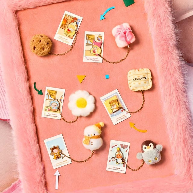POP MART: POP BEAN - Fluffy & Cozy Series  - Fridge Magnet Blind Box