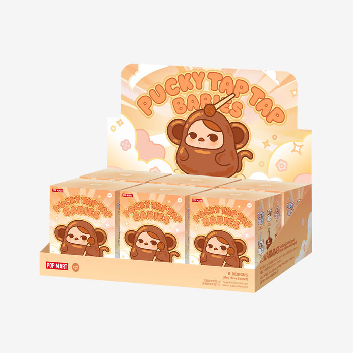 POP MART: PUCKY - Tap Tap Babies Series Vinyl Plush Pendant Blind Box