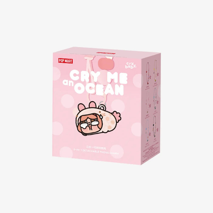 POP MART: CRYBABY - Cry Me an Ocean Series 3 in 1 Detachable Phone Charm