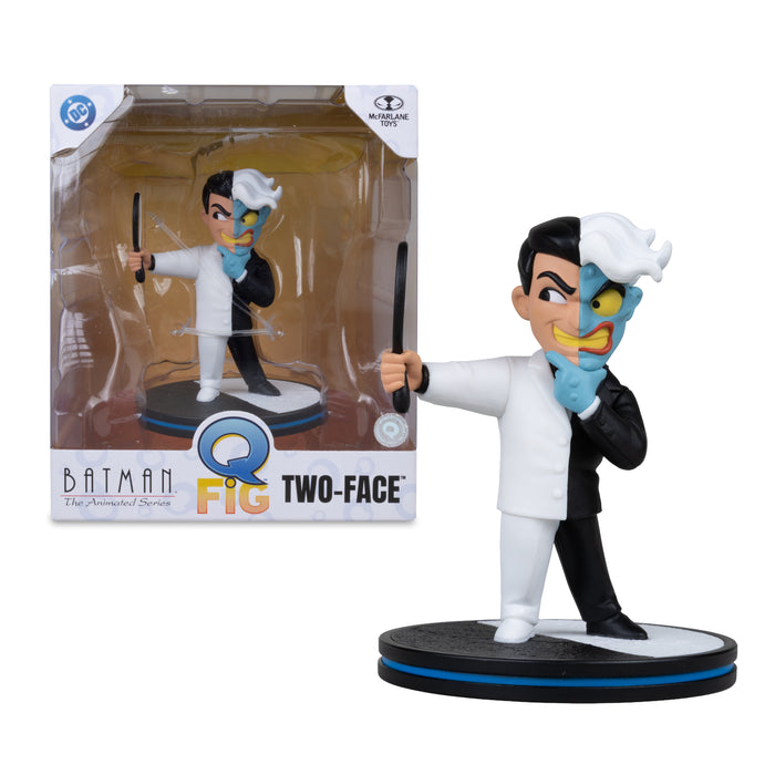 Mcfarlane Qmx Q Fig Deluxe: Dc Comics - Twoface con espejo