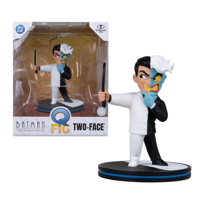 Mcfarlane Qmx Q Fig Deluxe: Dc Comics - Twoface con espejo