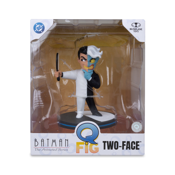 Mcfarlane Qmx Q Fig Deluxe: Dc Comics - Twoface con espejo