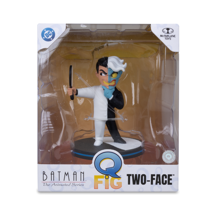 Mcfarlane Qmx Q Fig Deluxe: Dc Comics - Twoface con espejo