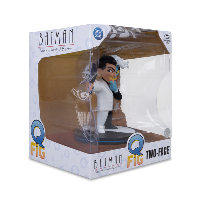 Mcfarlane Qmx Q Fig Deluxe: Dc Comics - Twoface con espejo