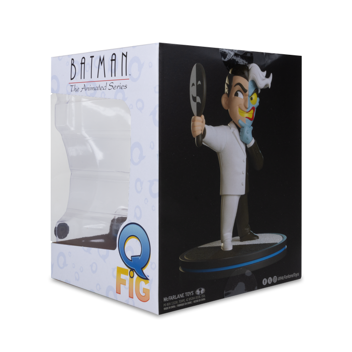 Mcfarlane Qmx Q Fig Deluxe: Dc Comics - Twoface con espejo