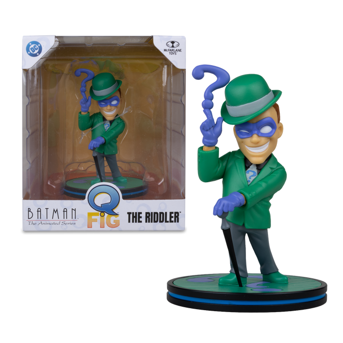 Mcfarlane Qmx Q Fig Deluxe: Dc Comics - Riddler con Signo de interrogacion