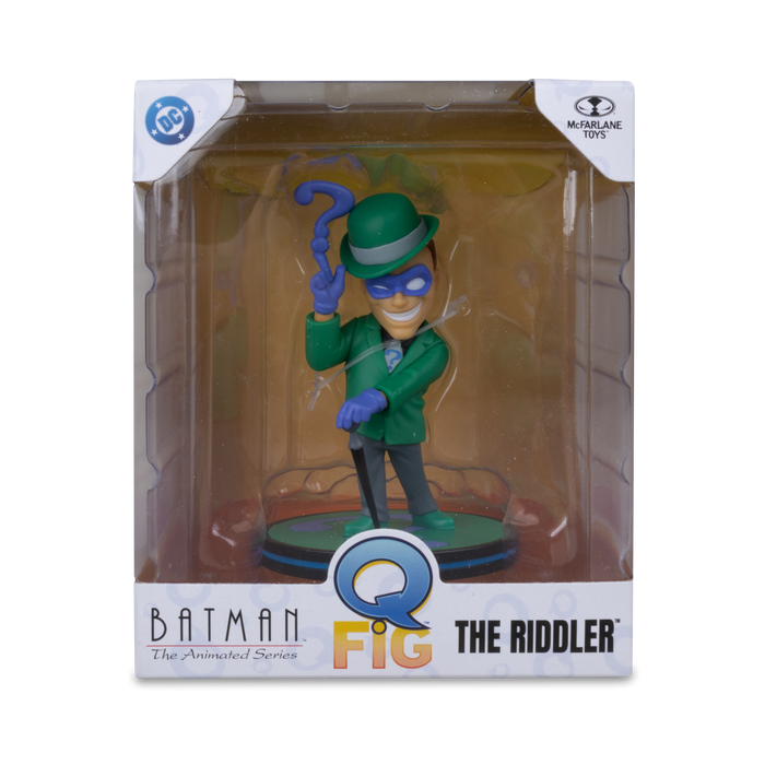 Mcfarlane Qmx Q Fig Deluxe: Dc Comics - Riddler con Signo de interrogacion