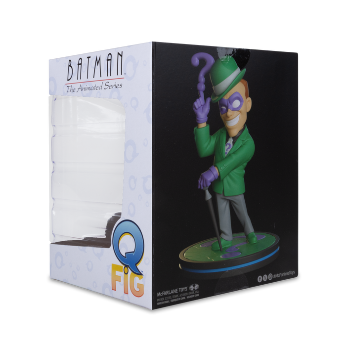 Mcfarlane Qmx Q Fig Deluxe: Dc Comics - Riddler con Signo de interrogacion
