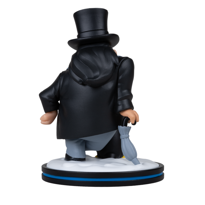 Mcfarlane Qmx Q Fig Deluxe: Dc Comics - Penguin con base de nieve