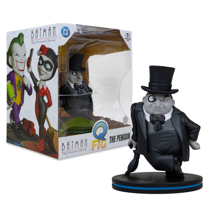 Mcfarlane Q-Fig Collectible: Dc Batman La Serie Animada Wave 1B - Penguin Noir