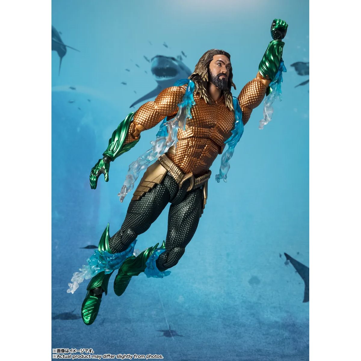 Bandai Tamashii Nations SH Figuarts: DC Aquaman y El Reino Perdido - Aquaman Figura De Accion