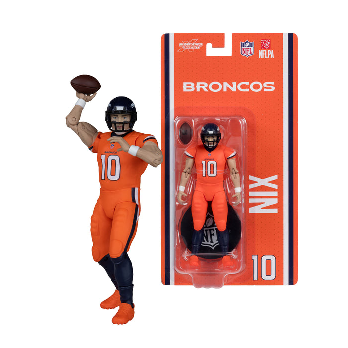 Mcfarlane Nfl Articulated Figures: Denver Broncos - Bo Nix 6 Pulgadas