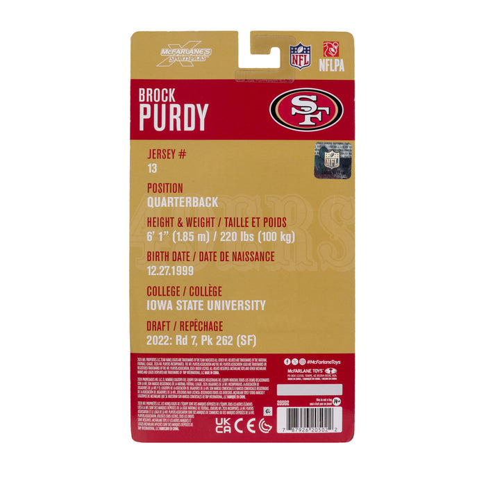 Mcfarlane Nfl Articulated Figures: San Francisco 49Ers - Brock Purdy 6 Pulgadas
