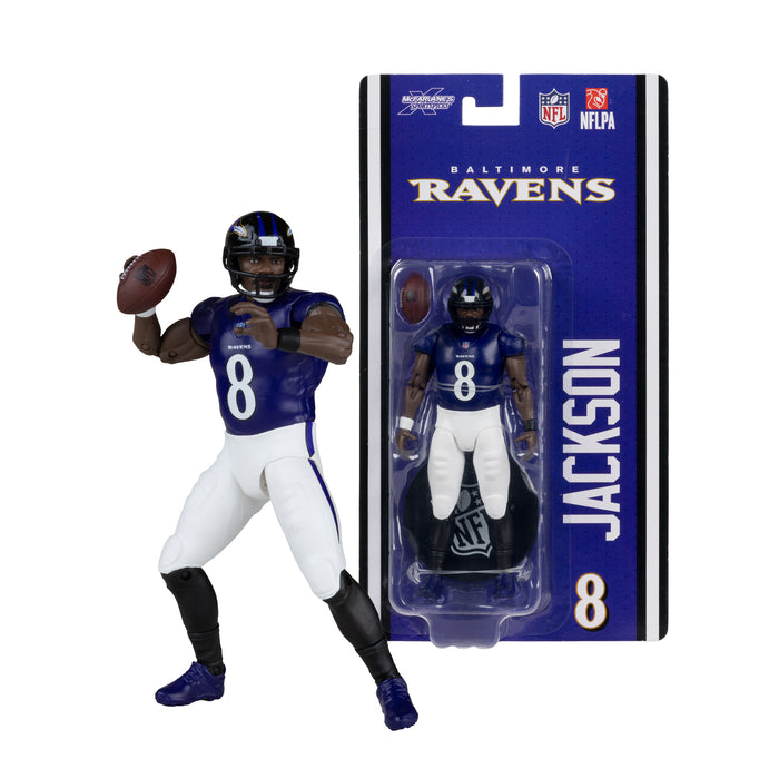 Mcfarlane Nfl Articulated Figures: Baltimore Ravens - Lamar Jackson 6 Pulgadas