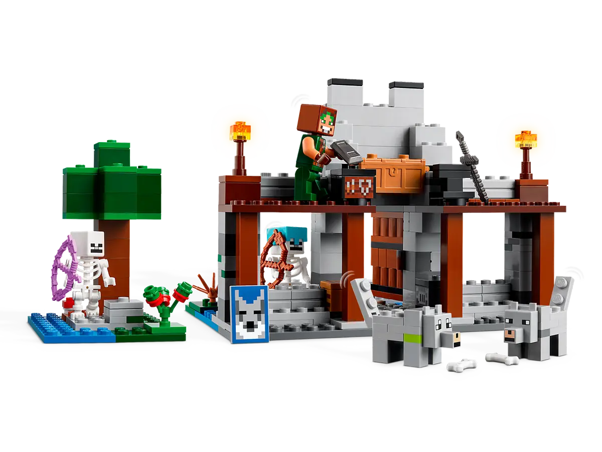 LEGO Minecraft La Fortaleza Lobo 21261 Distrito Max