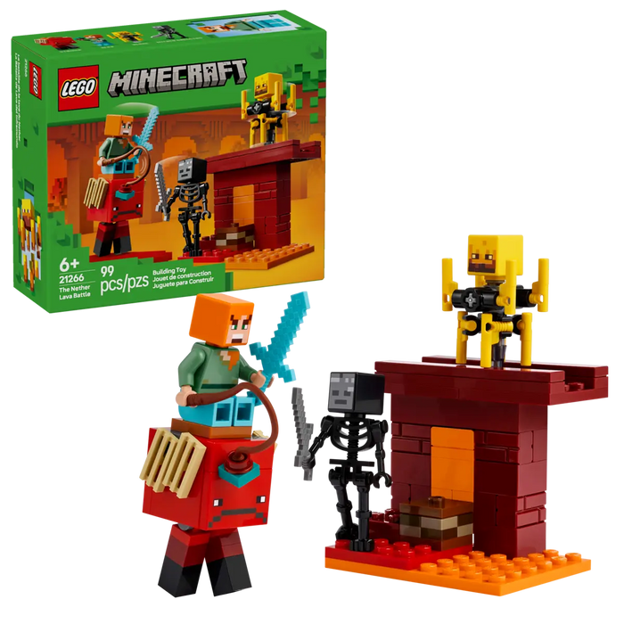 LEGO Minecraft La Batalla de Lava del Inframundo 21266