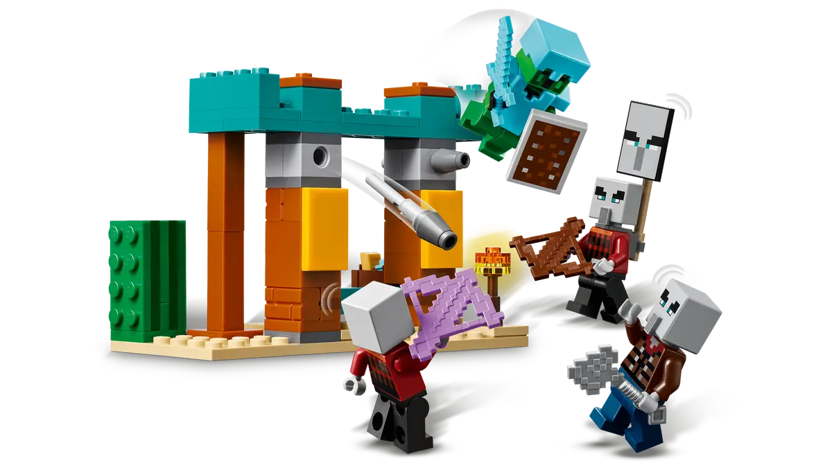 LEGO Minecraft La Patrulla del Desierto de los Maldeanos 21267