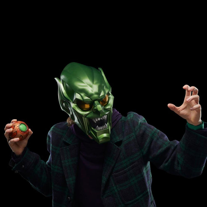 Marvel Legends Series: Spider-Man No Way Home - Casco Premium Duende Verde