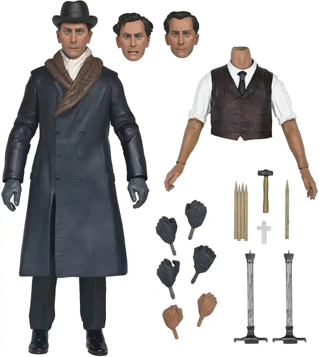 NECA Figura de Accion: Hammer Films Horror of Dracula 1958 - Van Helsing 7 Pulgadas