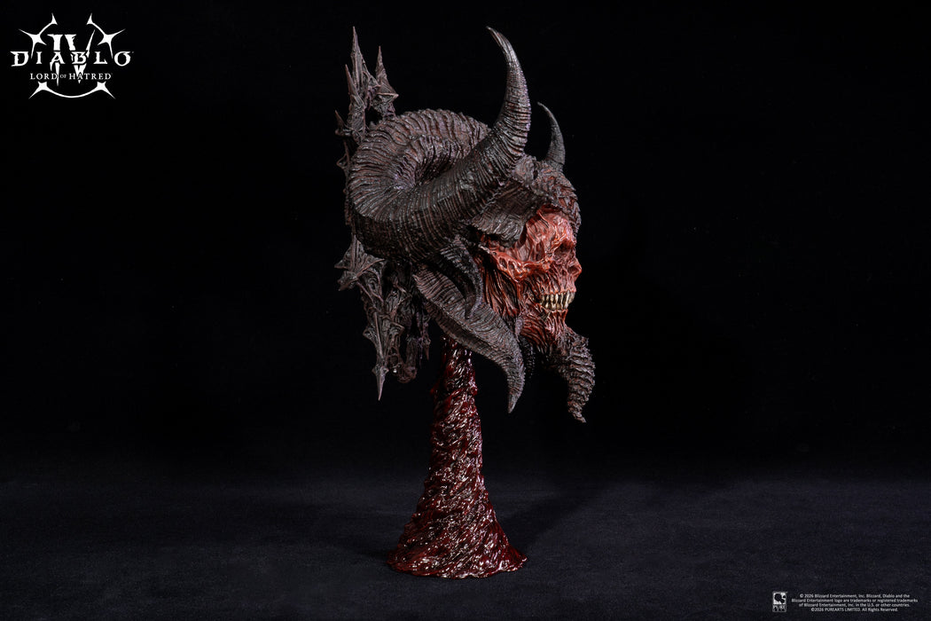 PureArts: Diablo IV Lord of Hatred - Mascara de Mephisto Replica Escala 1/2