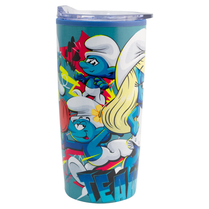 Fun Kids Termo Doble Pared: Los Pitufos - Pitufos 500 Ml