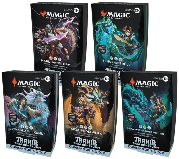 Magic The Gathering: Tarkir Dragonstorm - Commander Deck Bundle En Ingles
