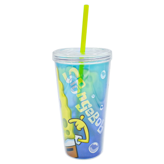 Fun Kids Vaso Doble Pared: Nickelodeon - Bob Esponja 454 ml