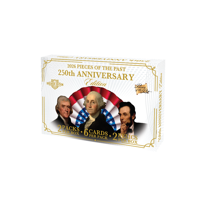 SUPER BREAK: 2026 Pieces of the Past 250th Anniversary - Breaker Box
