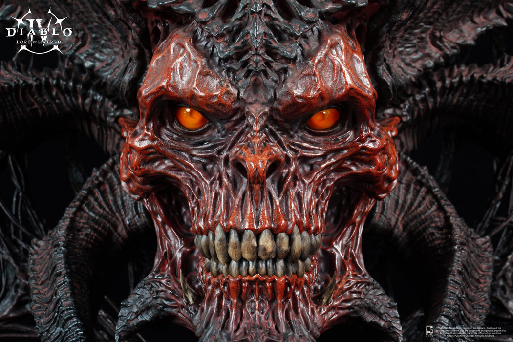 PureArts: Diablo IV Lord of Hatred - Mascara de Mephisto Replica Escala 1/2