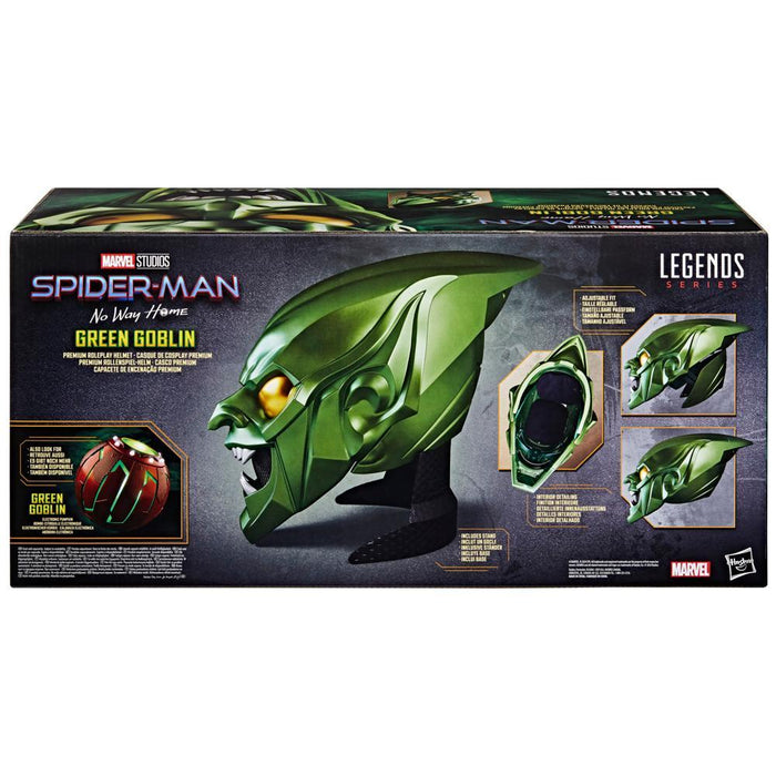 Marvel Legends Series: Spider-Man No Way Home - Casco Premium Duende Verde