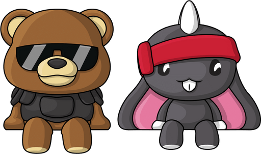 Youtooz Games Monitor Buddiez: Valorant - TactiBear y TactiBunny