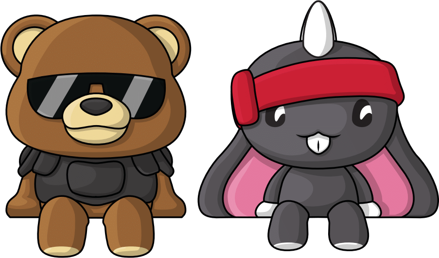 Youtooz Games Monitor Buddiez: Valorant - TactiBear y TactiBunny