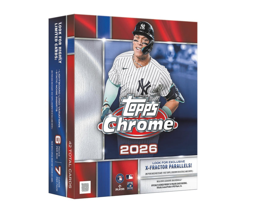 Topps: MLB 2026 Chrome Baseball - Mega Box