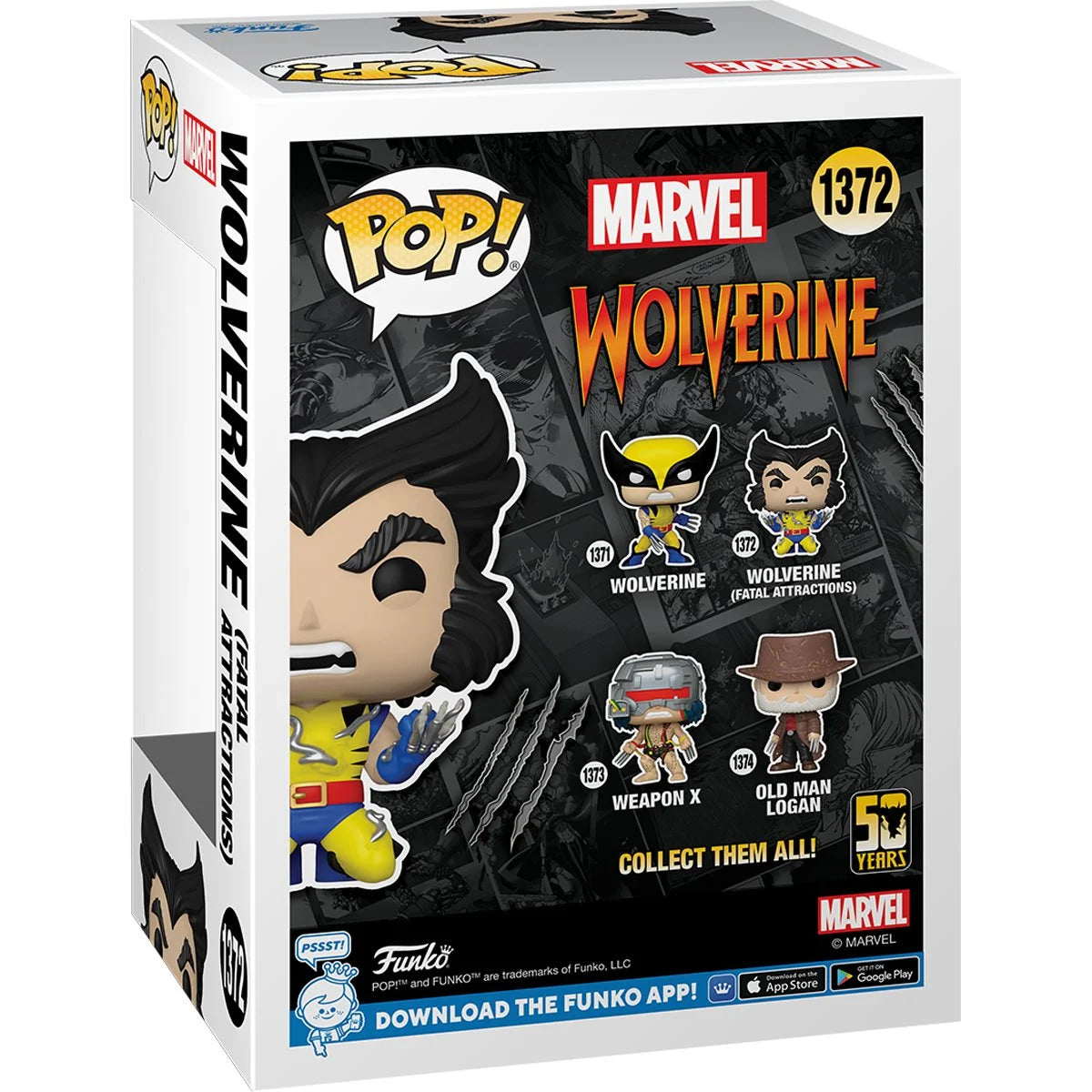 Funko Pop Marvel: Wolverine 50 Aniversario - Wolverine con Adamantium