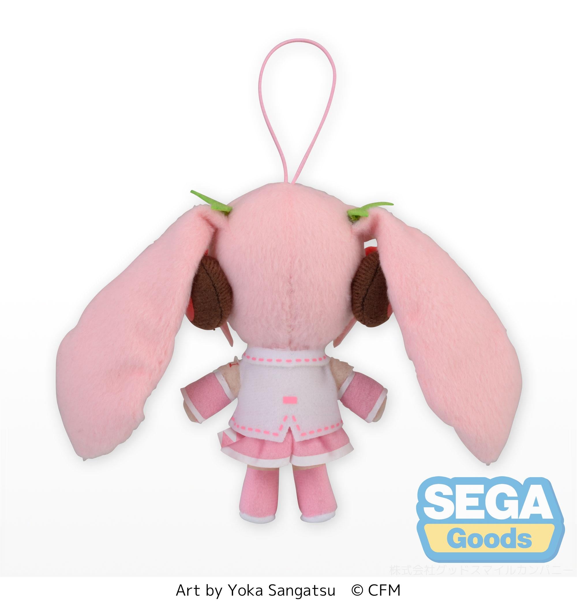 Sega Plushies Fluffy Mascot: Hatsune Miku - Sakura Miku Peluche Sorpresa