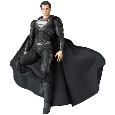 Medicom Toy Action Figure Mafex: Dc Justice League Zack Snyder - Superman Black Suit