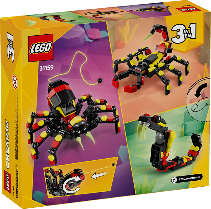 LEGO Creator 3 en 1 Fauna Salvaje: Araña Misteriosa 31159