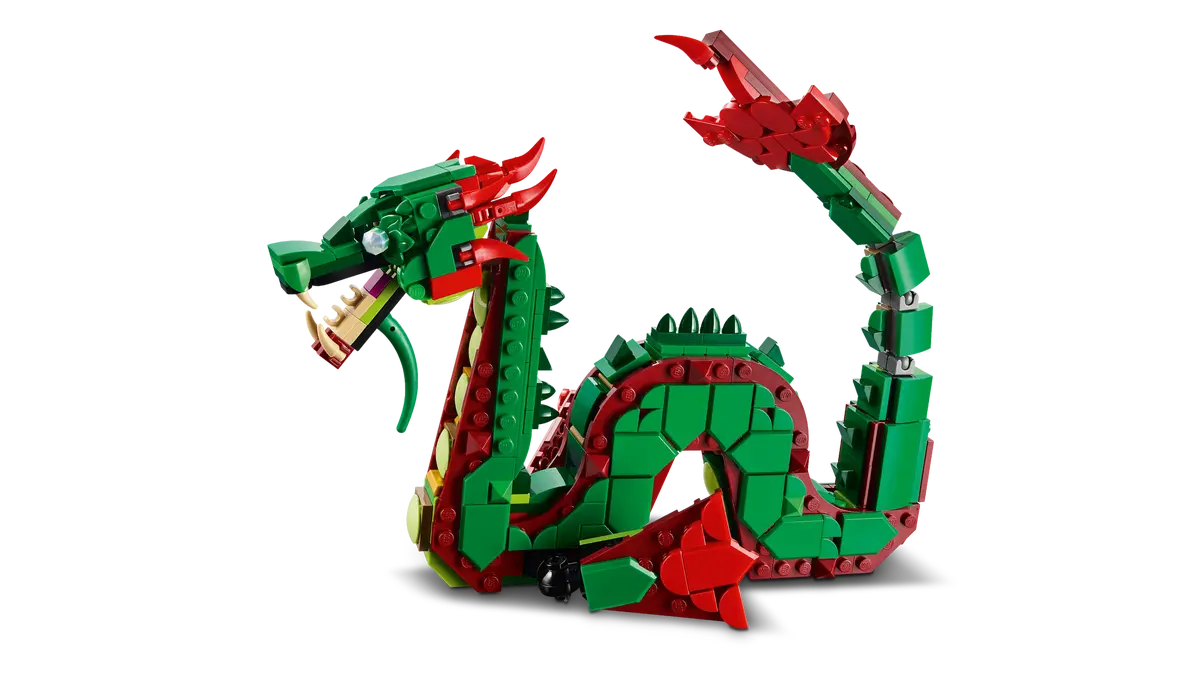 LEGO Creator 3 en 1 Dragon Medieval 31161