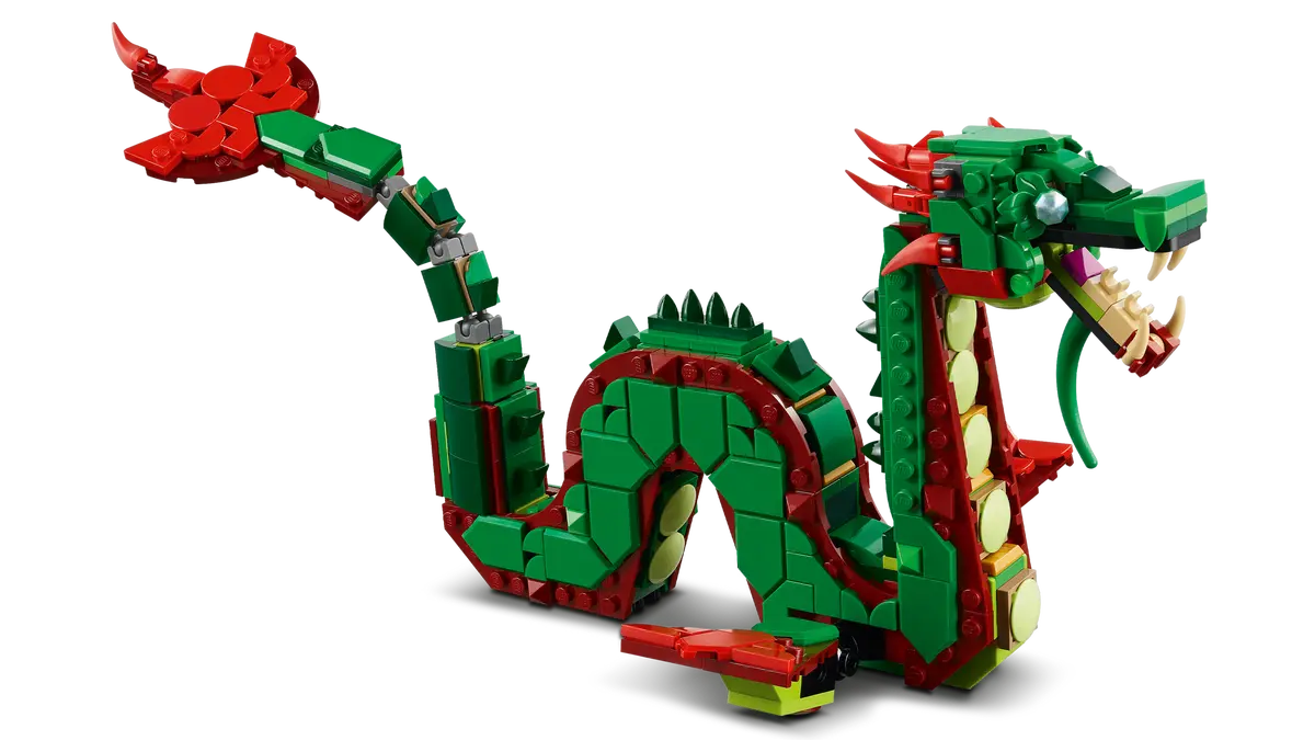 LEGO Creator 3 en 1 Dragon Medieval 31161