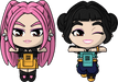 Youtooz Monitor Buddiez: KPop Demon Hunters - Mira y Zoe