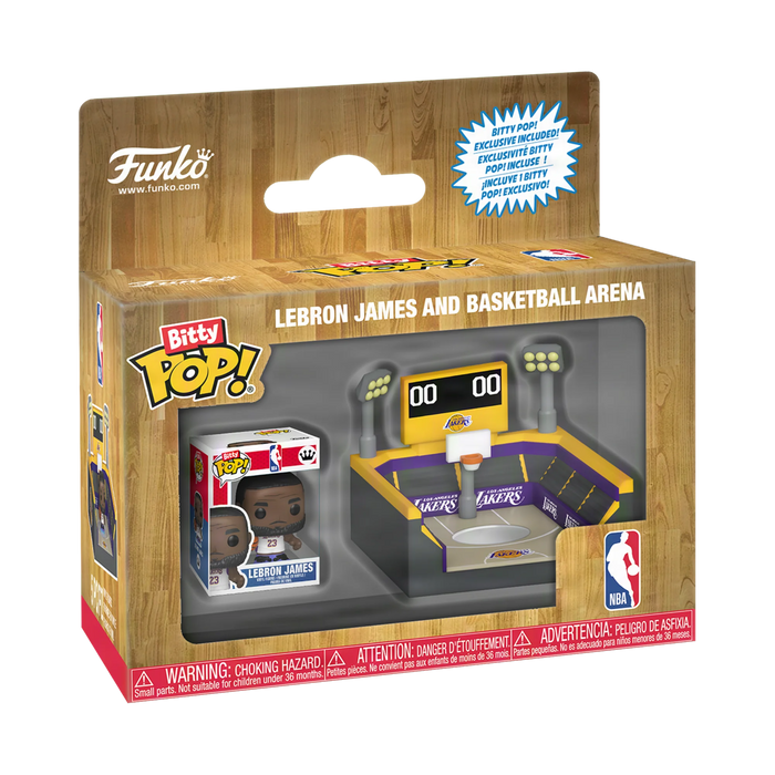 Funko Bitty Pop Town: Arena - Lakers con LeBron James