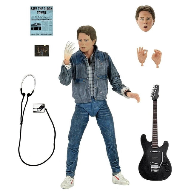 NECA Figura de Accion Ultimate: Volver al Futuro - Marty McFly 1985 7 Pulgadas