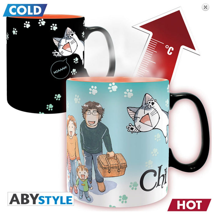 ABYstyle Taza De Ceramica Termocromatica: Chis Sweet Home - Chi 460 ml