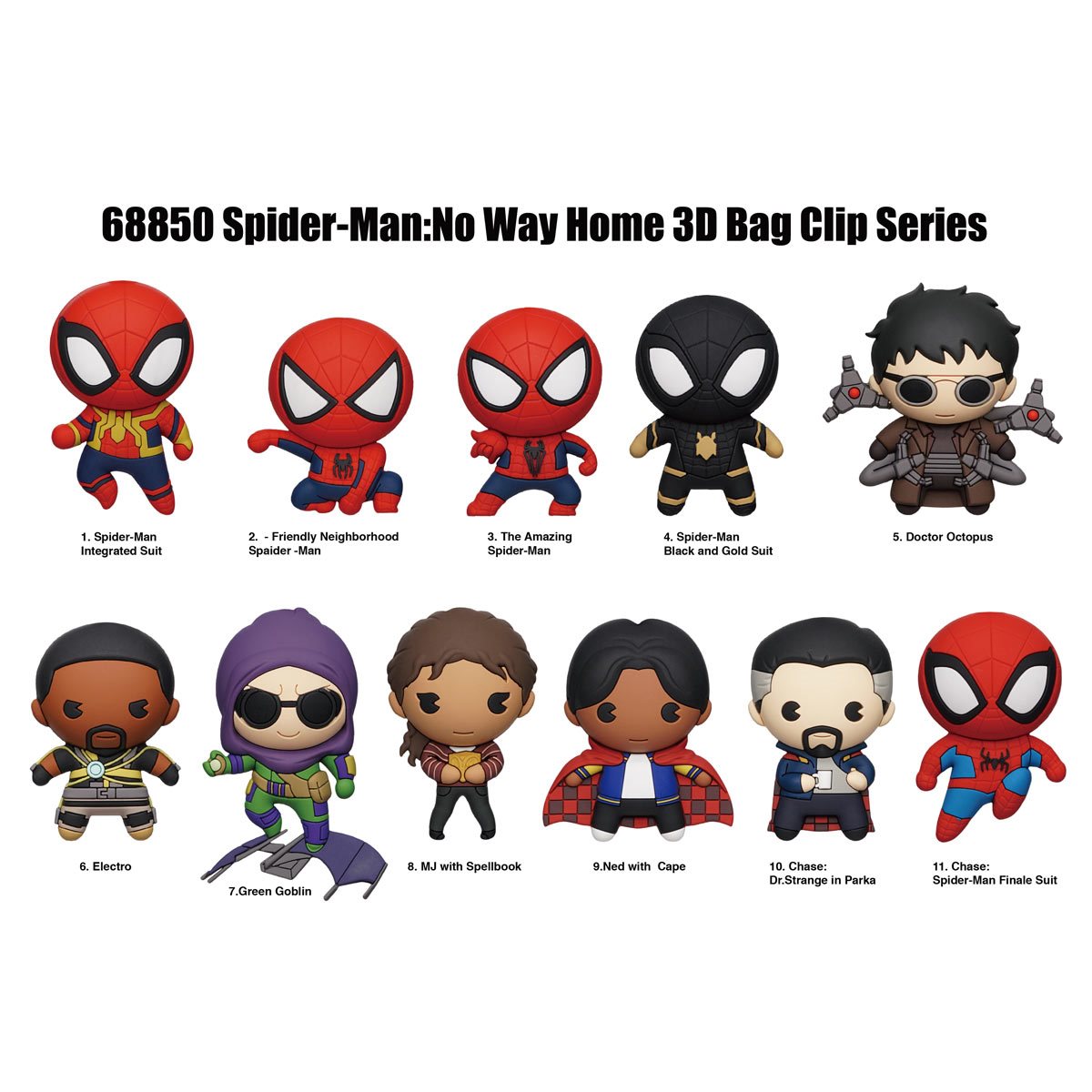 Monogram Llavero 3D para Mochila: Marvel Spiderman No Way Home - Figura Sorpresa