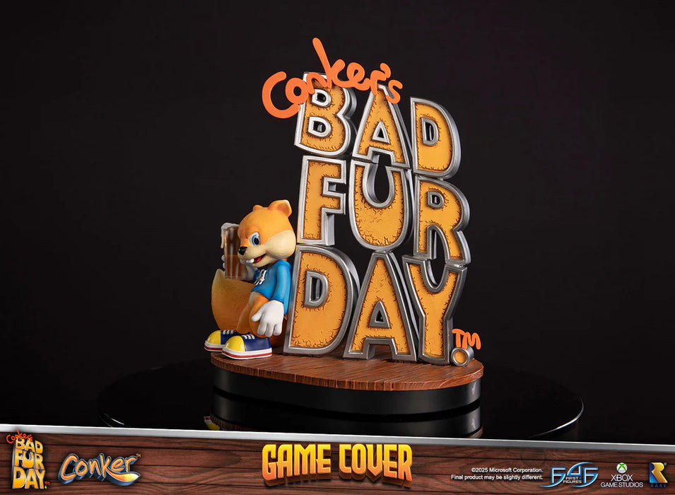 First 4 Figures: Conkers Bad Fur Day - Game Cover Standard Edition 17 Pulgadas