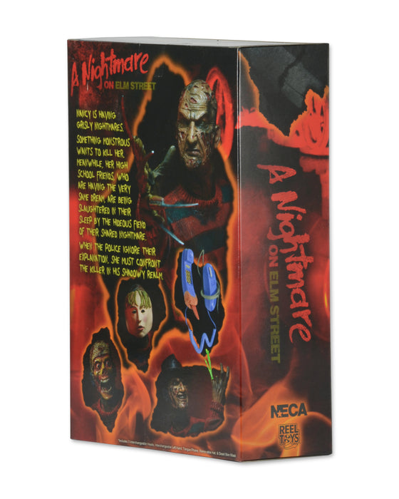 NECA Figura de Accion Ultimate: Pesadilla En La Calle Del Infierno 30 Aniversario - Freddy 7 Pulgadas