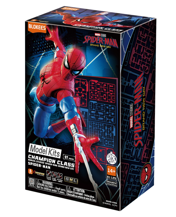 Blokees Marvel Champion Class: Spider-Man Brand New Day - 13 Spider Man atuendo Pelicula 81125